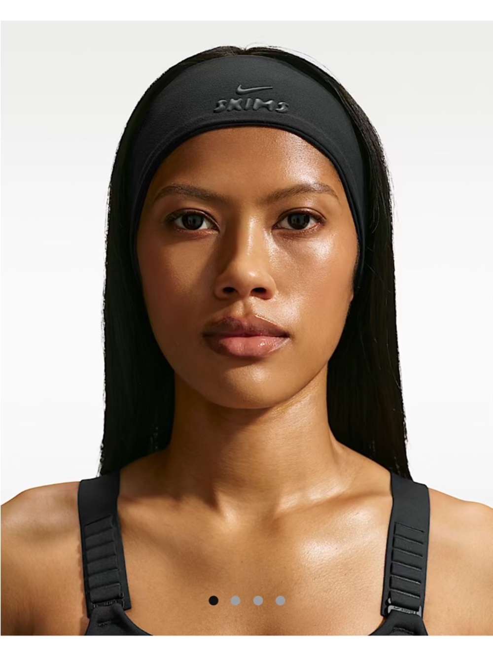 Nike SKIMS Headband Black Obsidian